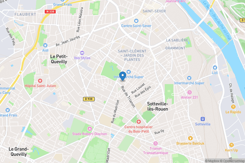 French in Normandy - Open Street Map